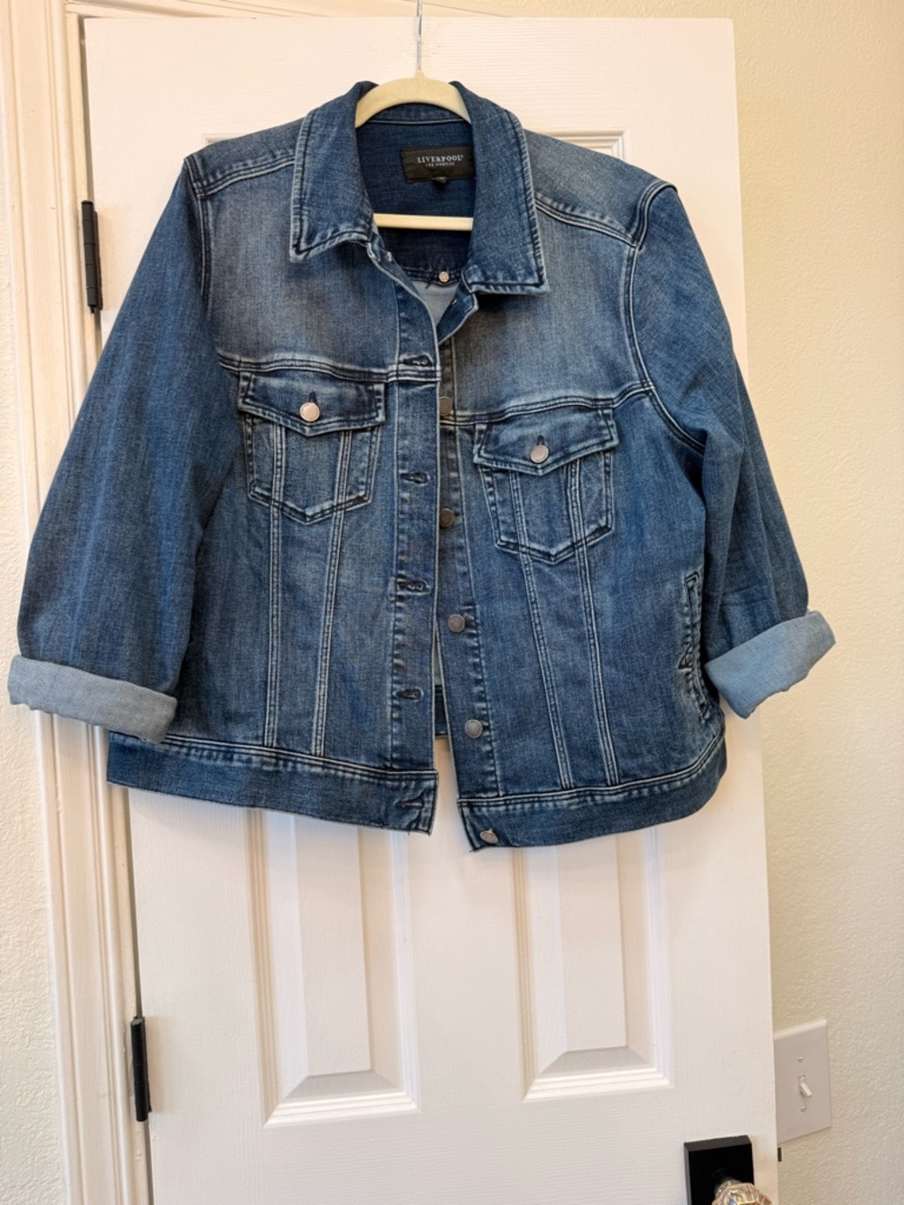 Liverpool Jeans Company Blue Denim Jean Jacket - Picture 2 of 2